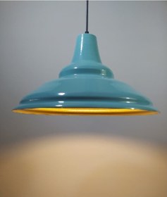 Resim Mylights Turkuaz Metal Sarkıt Vintage Sarkıt Mylights Turkuaz Met 
