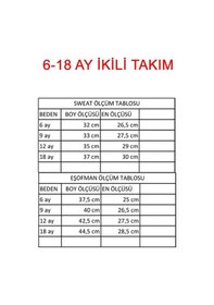 Resim Kız Bebek Baskılı Çıt Çıtlı Alt Üst İkili Gündelik Takım Pembe 