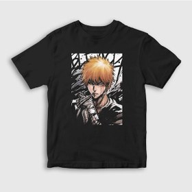 Resim Presmono Unisex Çocuk Ichigo Anime Bleach T-Shirt 