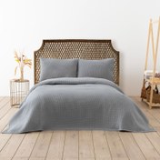 Resim DC Home Waffle Çift Kişilik Pike Seti - Gri 