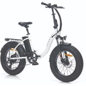 Resim Corelli CORELLİ VONIQ RIM 20 JANT ELEKTRİKLİ BİSİKLET KATLANIR FAT Bike Beyaz 