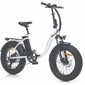 Resim Corelli CORELLİ VONIQ RIM 20 JANT ELEKTRİKLİ BİSİKLET KATLANIR FAT Bike Beyaz 