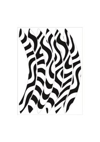 Resim Honda Pcx 2014 - 2025 Uyumlu Siyah Beyaz Zebra Desen Büyük 1 Set Jant Şeridi Çok Renkli 