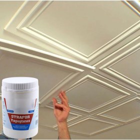 Resim Nzb Kartonpiyer Eps Xps Yalıtım Levha Strafor Yapıştırıcısı 1 kg Sıvı Hazır Tutkal Su Bazlı Beyaz 1000 gr 