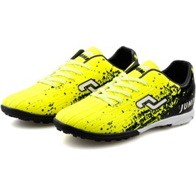 Resim Jump 28374 Neon Sarı Halı Saha Krampon Futbol Ayakkabısı Sarı - Siyah 