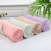 Resim Kadınlar için Mikrofiber Saç Havlusu | Süper Emici, Hızlı Kuruyan & Kabarmayı Önleyici | Çok Renkli Polyester Düğme Kapatmalı | Tüm Saç Tipleri İçin İdeal | Şık Banyo Aksesuarı, Banyo Havluları 
