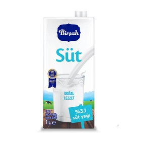 Resim Birşah %3,1 Yağlı Süt 1 L 