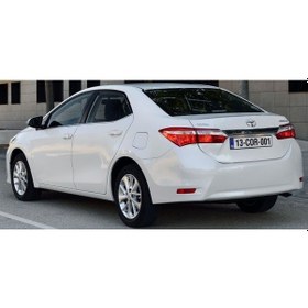 Resim Toyota Corolla Uyumlu 13-18 Sedan Bagaj Üstü Spoiler Parlak Beyaz 
