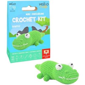Resim Banadabak Crafts Hc104 Mini Amigurumi Crochet Kit Sevimli Timsah Snapper (1 Adet Fiyatıdır) 