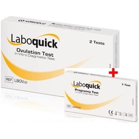Resim Laboquick Ovülasyon Testi 2 Test x 10 Paket + Gebelik Testi 1 Test x 6 Paket 