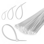 Resim Narnuga 100 Adet Plastik Cırt Kelepçe Kablo Bağı Kablo Düzenleyici-4.8 X 380 MM (4887) 