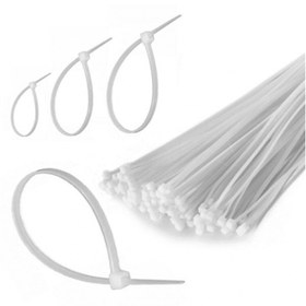 Resim Narnuga 100 Adet Plastik Cırt Kelepçe Kablo Bağı Kablo Düzenleyici-4.8 X 380 MM (4887) 