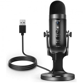 Resim Jmary MC-PW8 RGB Masaüstü Stüdyo Kayıt USB Condenser Mikrofon 