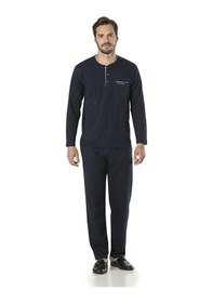 Resim Pierre Cardin 5595 5'li Röpteşambır Pijama Seti - Gri Gri 