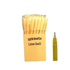 Resim Mynote Line Ball 50'li PP Kutu Neon Turuncu 