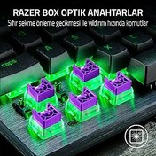 Resim Razer Huntsman V3 X Tenkeyless (Mor Anahtar) - Espor için Optik Klavye - Sayısal Tuş Takımı Tasarımı Yok - Programlanabilir Tuşlar - RGB Teknolojili - QWERTY TR-Düzen | Siyah 