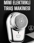 Resim NOY Seyahat Tipi Tıraş Makinesi Taşınabilir Kablosuz Mini Paslanmaz Çelik 