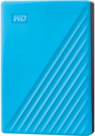 Resim Wd My Passport 6tb 2.5 İnc Usb 3.2 Mavi Taşınabilir Disk Wdbr9s0060bbl-wesn 