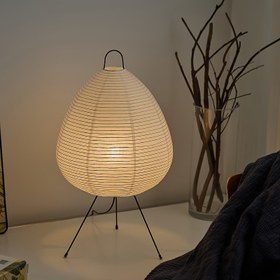 Resim Şık Vintage Kağıt Sanat Lambası, İç Mekan Dekoru İçin Doğal Bir Atmosfer Yaratan | USB Portu Bulunur | Köşk, Otel veya Kişisel Çevre Ayarlama İçin Ideal | Taşınabilir El Yapımı Art Lamp | Yuvarlak Tasarım | Stil Sahibi Masa Lambası ile Ev Dekorunu İyileştirme 