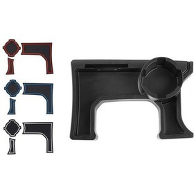 Resim Suzuki Jimny 2019-2020 Orta Konsol Tepsisi Manuel İçin 4wd Vites Değiştirme Depolama Kutusu Düzenleyici Yedek Parça 