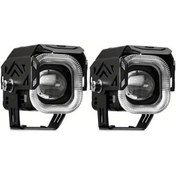 Resim Motion003 2 Adet Motosiklet Led Spot Sis Farları Yüksek Düşük Sürüş Lambası Evrensel Atv Suv Utv 
