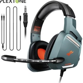 Resim TKÇ Plextone G800 3.5mm Teleskopik Kablolu Gaming Oyuncu KULAKLIĞI-(5775) 