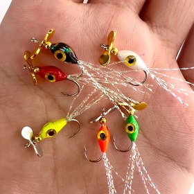 Resim 1 adet Spiral Propeller Traktör Yem - Fly Fishing, Bass ve Tatlı Su Balıkçılığı için Gerçekçi Tasarım ile Canlı Balıkçılık Yem, Alüminyum Alaşımlı, Balıkçılık Aksesuarı | Propeller Spinnerbait | Alüminyum Alaşımlı Gövde, Balıkçılık Yemleri ve Yemler 