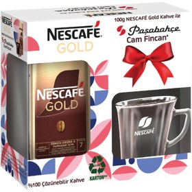 Resim Nescafe Gold Kahve 100 G + Bardak Hediyeli 