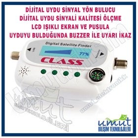 Resim DİJİTAL UYDU YÖN BULUCU UYDUYU BULDUĞUNDA BUZZER BİP İLE İKAZ VERİR DİJİTAL UYDU BULUR 