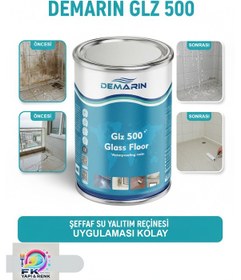 Resim Glz 500 Glass Floor Şeffaf Su Yalıtımı 1 Kg 