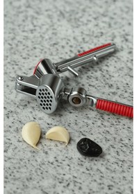 Resim Paslanmaz Çelik Sarımsak Ezme Ve Çekirdek Çıkartma Aparatı Çok Renkli 