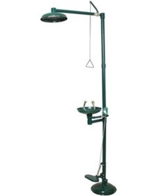 Resim Acil Göz ve Vücut Duşu Kombine El ve Ayak Kumandalı belgeli 