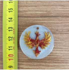 Resim El Yapımı 3d Baskı Anka Kuşu Heykeli 553 Krem 