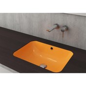 Resim Bocchi Scala Tezgah Altı Lavabo Parlak Mandalina Sarısı 1006-021-0125 
