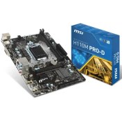 Resim Msi H110M Pro-D - H110 Lga1151 Ddr4 Anakart 