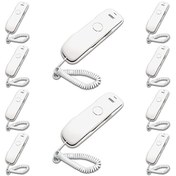 Resim Karel TM902 Kablolu Duvar Tipi Beyaz Analog Telefon 10 Adet 