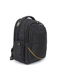 Resim 15.6 İnç Petli Laptop Bölmeli Astarlı Usb Girişli Günlük Seyehat Çok Bölmeli Sırt Çantası Siyah-856 Siyah 