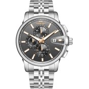 Resim Sl.09.2551.2.04 Fonksiyonlar Aktif Çelik Kasa 10 Atm Suya Dayanıklı Metalik Renk Erkek Kol Metalik 