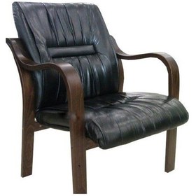 Resim Koltukstilim Santino Ahşap Misafir Koltuğu Siyah 