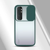 Resim Zebana Xiaomi Mi Note 10 Lite Kılıf Kamera Lens Korumalı Kılıf Yeşil 