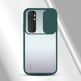 Resim Zebana Xiaomi Mi Note 10 Lite Kılıf Kamera Lens Korumalı Kılıf Yeşil 