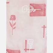 Resim Taner Tekstil Banyo Perdesi Jasmine Pembe 