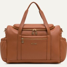 Resim Serena Taba E. Deri Gold Bebek Çantası 