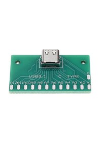 Resim Type-C Usb 3.1 Dişi Adaptör Konnektör 24 Pin 