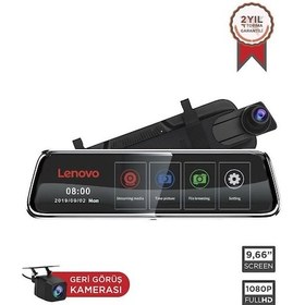 Resim Lenovo V7/8801plus Siyah 1080p Araç İçi 9.6inç Dokunmatik Dikiz Gece Görüşü Ön Ve Arka Araç Kamerası 