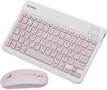 Resim TORİMA Pembe TMK-04 Kablosuz Klavye Ve Mouse Seti 