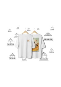 Resim Dreamers Serisi No:1 T-shirt - Beyaz 
