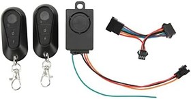 Resim Hırsızlık Karşı Bisiklet Alarmı, Elektrikli Scooter Kablosuz Anti Hırsızlık Anti Alarmı Uzaktan 36-72V Evrensel 