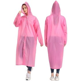 Resim Tezzgelsin Kadın Rüzgar Geçirmez Kapüşonlu Yağmurluk Pembe 