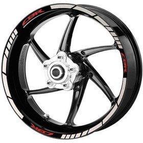 Resim Deeb Cbr Jant Şeridi Beyaz Kırmızı Model X N11.69993 